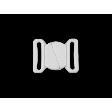 Plavkové zapínání šíře 20 mm plastové (Varianta 1 bílá, Balení 5 pár)