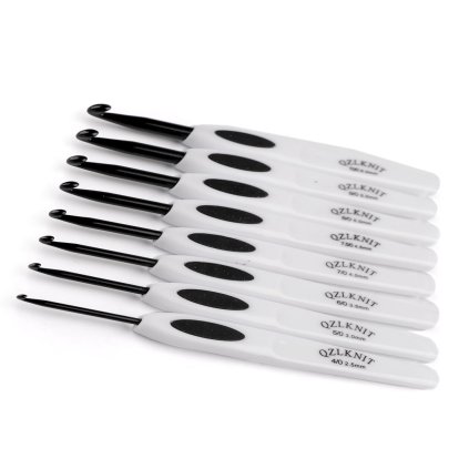 Sada háčků na háčkování (Varianta bílá, Balení 1 sada)