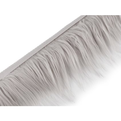 Dekorační kožešina pro výrobu skřítků a postaviček šíře 13 cm (Varianta 2 krémová světlá, Balení 1 m)