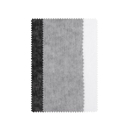 Vlizelín nažehlovací na halenky a hedvábí Kufner 34 g/m² šíře 90 cm (Varianta 1 bílá, Balení 1 m)