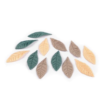 List textilní k našití a nalepení (Varianta 1 mix, Balení 12 ks)