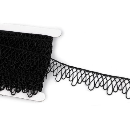 Vzdušná krajka šíře 30 mm minimalistická (Varianta 1 bílá, Balení 13.5 m)