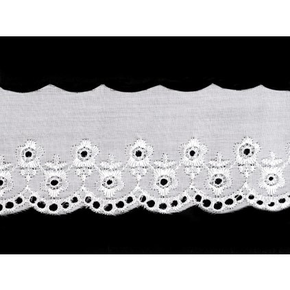 Madeira - štykování šíře 60 mm (Varianta bílá, Balení 13.5 m)