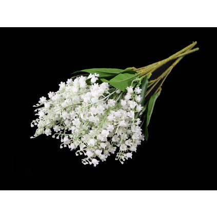 Umělá kytice konvalinka (Varianta bílá, Balení 1 ks)