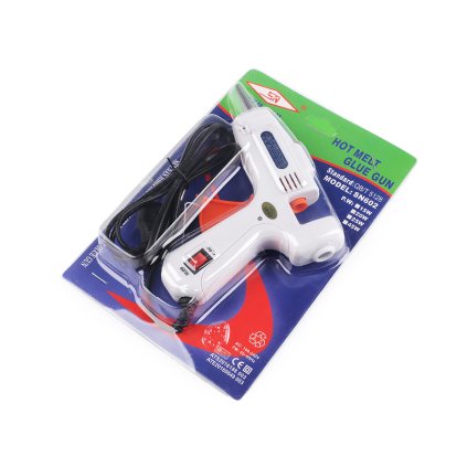 Tavná pistole na lepidlo Ø7 mm s regulací teploty 30W / 60W (Varianta bílá, Balení 1 ks)