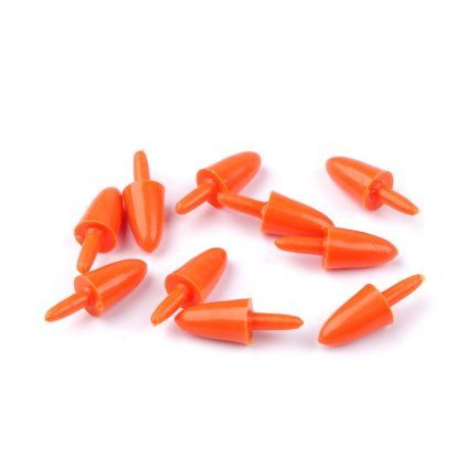 Nos / mrkev k zapíchnutí 8x23 mm (Varianta oranžová, Balení 10 ks)