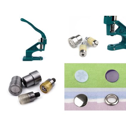 Lis na nýty, průchodky, druky, patentky (Varianta zelená, Balení 1 ks)