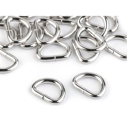 Polokroužek šíře 15 mm (Varianta 1 nikl, Balení 10 ks)