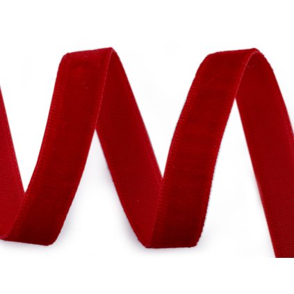 Sametová stuha šíře 10 mm (Varianta 6 (9 mm) modrá tmavá, Balení 3 m)