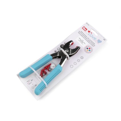 Nýtovací a děrovací kleště Prym Vario (Varianta tyrkys sv., Balení 1 ks)