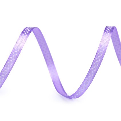 Saténová stuha s puntíky šíře 6 mm (Varianta 1 žlutá, Balení 22.5 m)