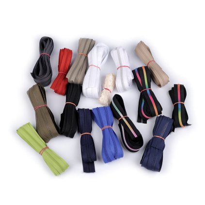 Zbytková metráž zipů (Varianta mix náhodný, Balení 1 sáček)