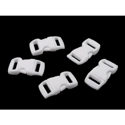 Spona trojzubec prohnutá mini šíře 10 mm (Varianta 2 pink, Balení 10 pár)