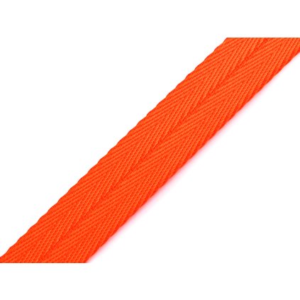 Oboustranný popruh na vodítko / obojek / postroj šíře 20 mm (Varianta 1 žlutozelená neon, Balení 1 m)