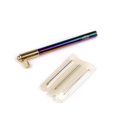 Aari jehla - rukojeť a 3 jehly s háčky (Varianta viz foto, Balení 1 sada)