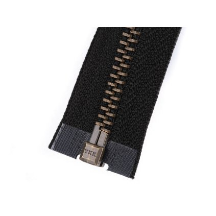 Staromosazný zip YKK No 5 délka 65 cm bundový (Varianta černá, Balení 1 ks)