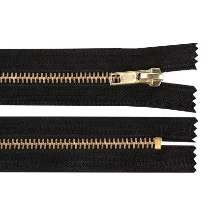 Kovový zip No 5 délka 16 cm (jeansový)