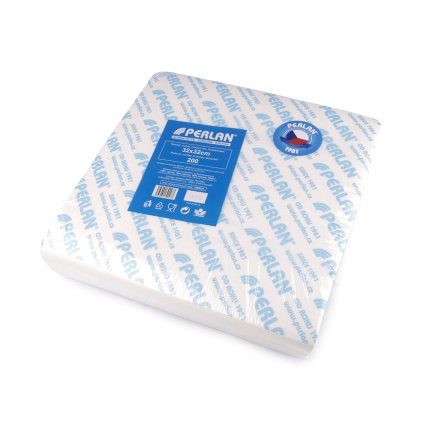 Netkaná textilie Perlan 32x32 cm s certifikací 200 ks (Varianta bílá, Balení 1 sáček)