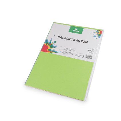 Barevný kreslicí karton A4 (Varianta mix, Balení 1 sáček)