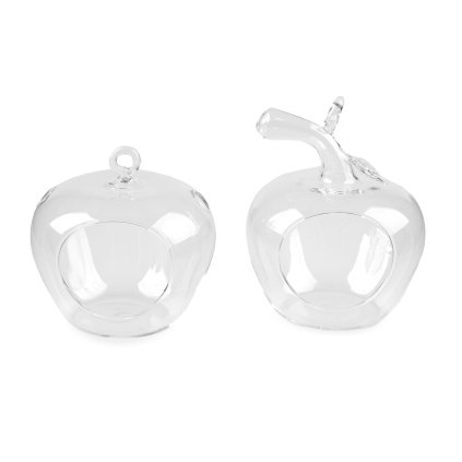 Aerárium / skleněné jablko (Varianta 1 transparent, Balení 1 ks)