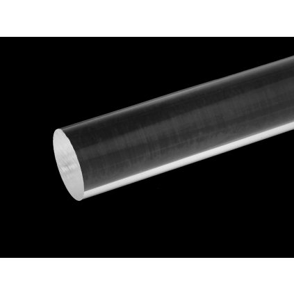 Akrylový váleček pro práci s polymerovou hmotou (Varianta transparent, Balení 1 ks)