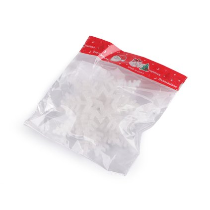 Pěnová vločka Ø10 cm (Varianta 1 bílá, Balení 1 sáček)