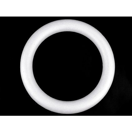 Věnec Ø35 cm polystyren (Varianta bílá, Balení 1 ks)