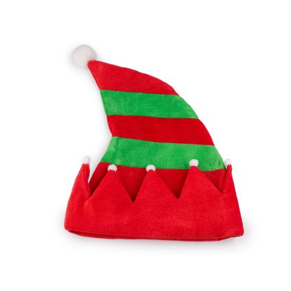 Vánoční čepice skřítek (Varianta červená, Balení 1 ks)