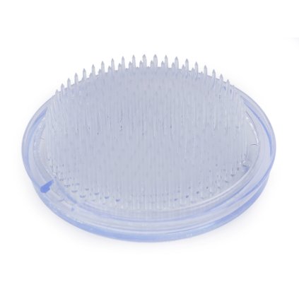 Aranžovací napichovací ježek Ø7,5 cm se silikonovou podložkou (Varianta transparent, Balení 1 ks)