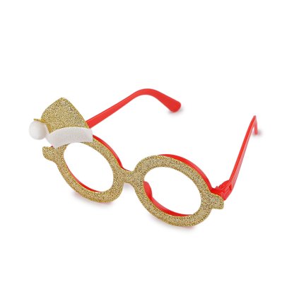 Vánoční párty / karnevalové brýle Santa (Varianta 1 zlatá, Balení 1 ks)