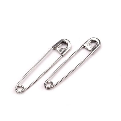 Spínací špendlíky délka 40 mm (Varianta nikl, Balení 50 svaz.)
