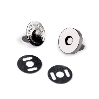 Magnetické zapínání Ø14 mm nikl antik (Varianta nikl antik, Balení 5 sada)