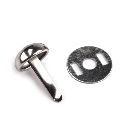 Dvounožkový hřeb / kovové nožičky na kabelky Ø12 mm (Varianta 1 nikl, Balení 10 sada)