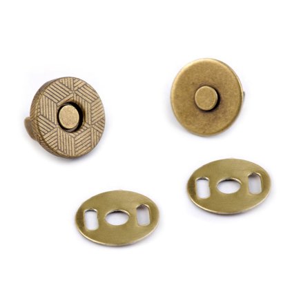 Magnetické zapínání Ø10 mm (Varianta 1 nikl, Balení 5 sada)