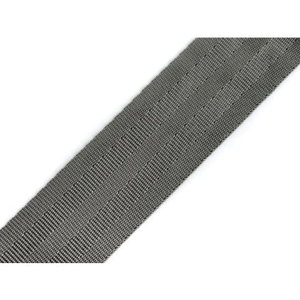 Hladký oboustranný popruh s leskem šíře 38 mm (Varianta 3 černá, Balení 1 m)