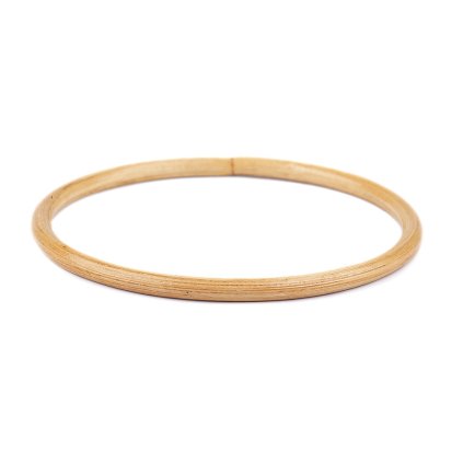 Bambusová ucha na tašky / lapač snů Ø15 cm (Varianta bambus světlý, Balení 1 ks)