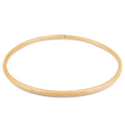 Bambusová ucha na tašky / lapač snů Ø20 cm (Varianta bambus světlý, Balení 1 ks)