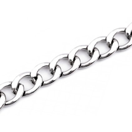 Řetěz šíře 20 mm, metráž (Varianta 1 nikl, Balení 1 m)