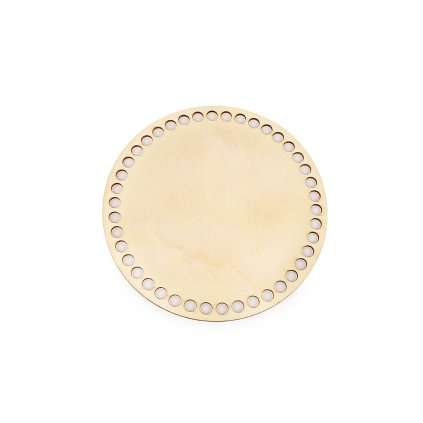 Dno na pletení / výrobu košíků Ø15 cm (Varianta přírodní sv., Balení 1 ks)