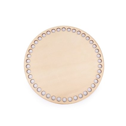 Dno na pletení  / výrobu košíků Ø20 cm (Varianta přírodní sv., Balení 10 ks)