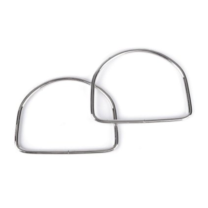 Kovová ucha na tašky 10,5x13 cm (Varianta 1 nikl, Balení 2 ks)