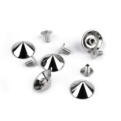 Ozdobný šroubovací hrot / nýt / nožičky na kabelky Ø15 mm (Varianta 1 nikl, Balení 5 pár)