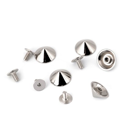 Ozdobný šroubovací hrot / nýt / nožičky na kabelky Ø13 mm (Varianta 1 nikl, Balení 5 pár)