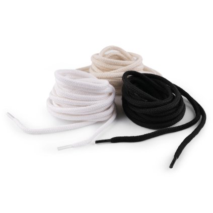 Bavlněné tkaničky do bot, tenisek, mikin délka 120 cm (Varianta 1 bílá, Balení 10 ks)