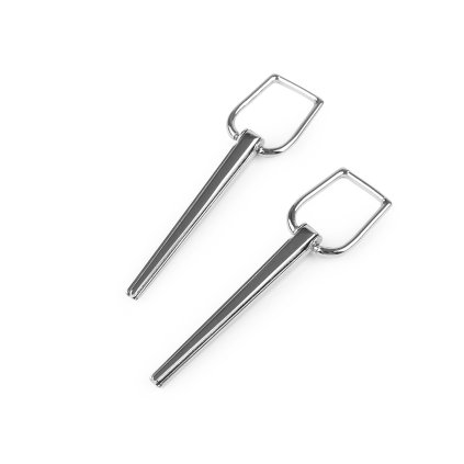 Designový průvlek na kabelky šíře 20 mm (Varianta nikl, Balení 2 ks)