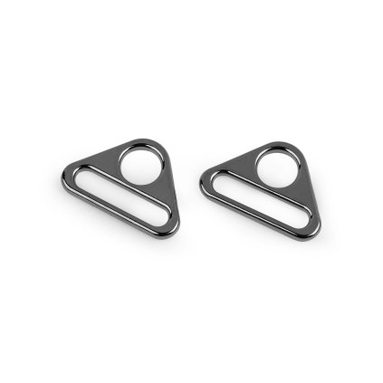 Trojúhelníkový kovový průvlek šíře 25 mm (Varianta 1 nikl, Balení 2 ks)