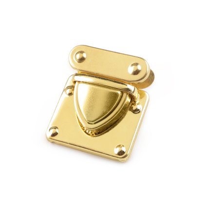 Sada zapínání na tašku 36x33 mm (Varianta 2 staromosaz, Balení 1 sada)