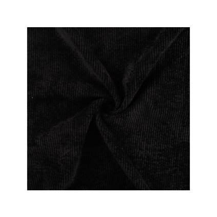 praný manšestr černá 3