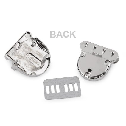 Sada zapínání na tašku 30x31 mm (Varianta 1 nikl, Balení 1 sada)