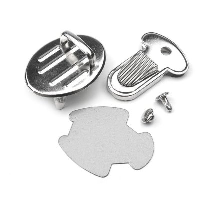 Sada zapínání na tašku 25x33 mm (Varianta 1 nikl, Balení 2 sada)